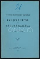 1918 Bp., A Budapesti Ügetőverseny Egyesület évi jelentése és zárszámadása az 1917. évről, 115p