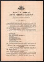 1941 4%-kal kamatozó állami nyereménykölcsön, Erdélyi nyereménykölcsön tájékoztatója .