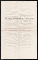 cca 1800 Magyar nyelvű folyamodvány peres ügyben