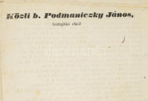 1861 Az adott évben megválasztott Pest város képviselőinek névjegyzéke