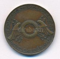 ~1946-1949. 50Ft "BSZKRT / Budapest Székesfővárosi Közlekedési Rt." bronz közlekedési bárc...
