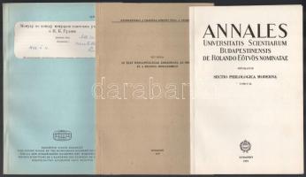 1963-1984 Rév Mária (1927-2010) 9 munkája (különlenyomatok): 1963 A burzsoázia kialakulásának ábrázo...