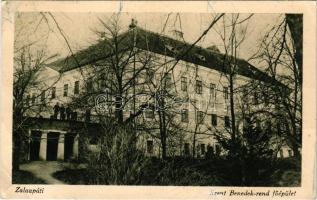 1928 Zalaapáti, Szent Benedek-rend főépület. Gelencsér József kiadása (EK)