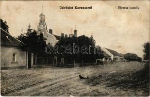 1923 Karancs, Karanac; Elversz Nándor kastélya / castle (EB)