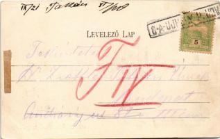 Sátoraljaújhely, Fő utca, Római katolikus templom. Lövy Adolf kiadása (EK)