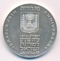 Izrael 1973. 10L Ag "A függetlenség 25. évfordulója" T:UNC,AU
Israel 1973. 10 Lirot Ag &q...