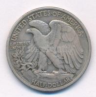 Amerikai Egyesült Államok 1936. 1/2$ Ag "Walking Liberty" T:XF
United States of America 1...
