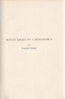 Mátyás király emlékkönyv. Születésének ötszázéves fordulójára. Szerkesztette: Lukinits Imre. Előszó:...