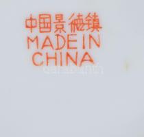 Kínai teafűtartó, jelzett, m: 15 cm