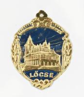 cca 1916 háborús karácsonyfadísz: Lőcse Dombornyomott 6 cm