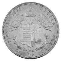 1868GYF 1Ft Ag "Ferenc József / Angyalos címer" Gyulafehérvár T:AU,XF kis karc /
Hungary ...