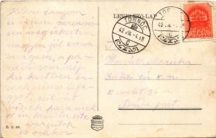 1942 Tornóc, Trnovec nad Váhom (Vágsellye, Sala); malom, postahivatal, községháza / mill, post offic...