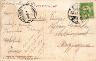 1909 Brassó, Kronstadt, Brasov; Lövölde. Glasz Károly kiadása / Schützenhaus / Casa de tir / shootin...