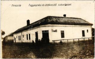 1929 Hencida, Henczida; Fogyasztási és értékesítő szövetkezet üzlete. photo