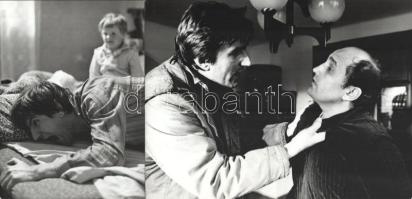 1986 Visszaszámlálás című magyar film jelenetei, 8 db fotó, 18×13 és 18×24 cm-es méretben