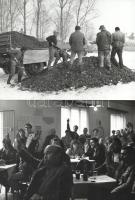 1986 Visszaszámlálás című magyar film jelenetei, 8 db fotó, 18×13 és 18×24 cm-es méretben