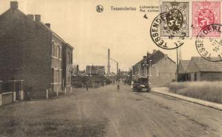 Tessenderlo Lichtveld street with chemical plant