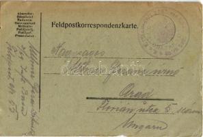 1915 Kézzel rajzolt Tábori Postai Levelezőlap, török család / hand-drawn field postcard with Turkish...