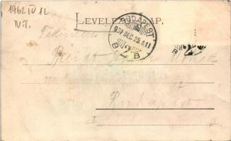 1907 Kassa, Kosice; Kossuth Lajos utca, üzletek / street view, shops (EB)