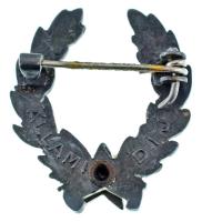 1963. "Állami Díj II. fokozata" ezüstözött, részben zománcozott bronz kitüntetés, hátoldal...