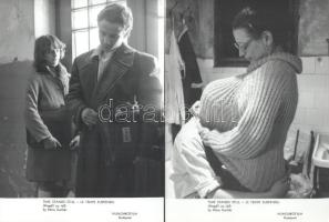 1982 Time stands still című film fotói, 6 db, némelyik sarkán törésnyom,, 13,5×18 cm