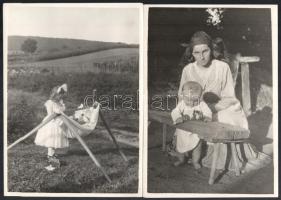 cca 1933 Kankovszky (Kankowsky) Ervin (1884-1945) fotográfus felvételei, 15 db nagyméretű fotó (sajt...