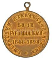 1898. "Talpra magyar, hí a haza! / Szabadságharczunk 50-ik évfordulóján 1848-1898" aranyoz...