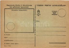 1942 Kellemes Karácsony ünnepeket. Kézzel rajzolt Tábori Postai Levelezőlap / WWII Hungarian hand-dr...