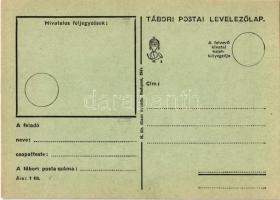 Boldog Újévet! 102. gk. szero. kiadása. Tábori Postai Levelezőlap / WWII Hungarian New Year greeting...