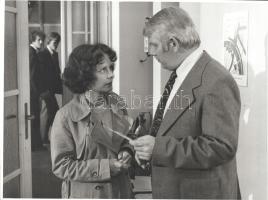 1977 Ein unbequemer Zeuge című film fotói, 5 db, 18×23,5 cm