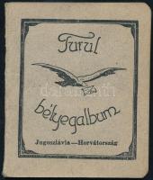 Turul Jugoszláv - Horvátország bélyegalbum hiányjegyzék könyvecske, használt de jó állapotú (kék ceruzával jelölve)