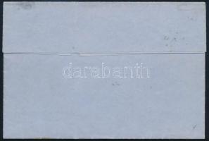 1858 1kr helyi levélen / on local cover "PESTH"