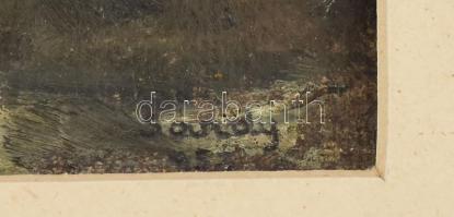 Sárdy Brutus (1892-1970): Felhős táj. Olaj, vászon. Jelezve jobbra lent. Hátoldalán Generalart címké...