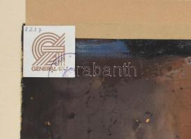 Sárdy Brutus (1892-1970): Felhős táj. Olaj, vászon. Jelezve jobbra lent. Hátoldalán Generalart címké...