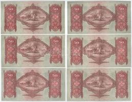 1932. 50P (6x) T:XF-F szép papír
Adamo P14