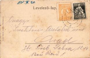 Felsőbánya, Baia Sprie; Bányahegyi részlet. Túry József amatőr felvétele. Szabó Károly kiadása / mou...