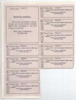 Budapest 1908. "Walla József Czementárugyár Részvénytársaság" részvénye 500K-ról szárazpec...