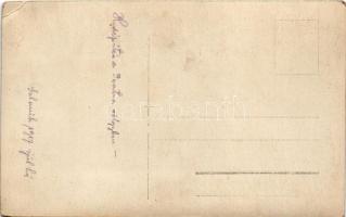 1917 Szlanik, Slanic; hídépítés / WWI Austro-Hungarian K.u.K. military, bridge building. photo (fl)