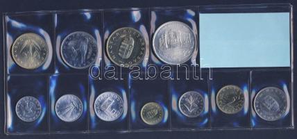 1993. 10f-200Ft 11klf db, fóliás szettben, benne 200Ft Ag "MNB" T:BU