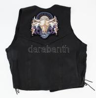 Harley Davidson bőr mellény. XXL-es méret, szép állapotban, sapkával