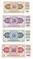 Jugoszlávia 1978. 10D + 20D + 50D + 100D T:UNC,AU
Yugoslavia 1978. 10 Dinara + 20 Dinara + 50 Dinar...