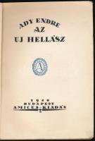 Ady Endre: Az uj Hellász. Bp., 1920., Amicus,(Hornyánszky Viktor-ny.), 110 p. Első kiadás. Kiadói pa...