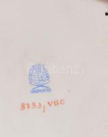 Herendi Viktória mintás ékszertartó tálka. Kézzel festett, jelzett, hibátlan, d: 11 cm