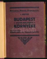 Budapest Duna-balparti környéke. Szerk.: Barcza Imre és Thirring Gusztáv. Dr. Thirring: Részletes Magyar Utikalauzok I. Budapest és környéke 3. Bp., 1923., Turistaság és Alpinizmus, 2 sztl. lev.+ 204+II p.+ 2 (kihajtható térképek) t. Átkötött félvászon-kötésben, a gerincen kis sérülésekkel, némi kopással, néhány kissé sérült, foltos lappal, egy hiányzó térképpel.