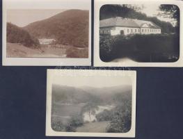 1908-1913 Kőpatak (Burgenland) 3 db fotó 12x9 cm / Burgenland: Steinbruck 3 vintage photos