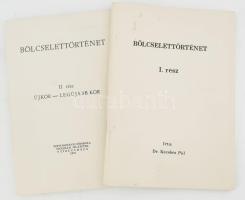 Kecskés Pál - Bolberitz Pál: Bölcselettörténet I-II. Nyíregyháza, 1976-1978, Hittudományi Főiskola. Kiadói papírkötés. Megjelent 1200 példányban.