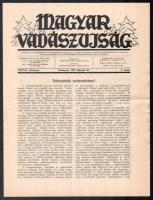 2 db vadászújság:1937 Magyar vadászújság XXXVII. évf 6. szám + 1913 Vadász Lap XXXIV: évf. 2. szám