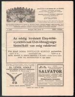 2 db vadászújság:1937 Magyar vadászújság XXXVII. évf 6. szám + 1913 Vadász Lap XXXIV: évf. 2. szám