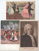 77 db régi és modern motívum képeslap vegyes minőségben / 77 mainly pre-1945 and modern motive postc...