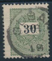 1898 30kr képbe fogazva / shifted perforation